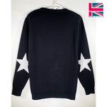 Load image into Gallery viewer, KL Star Deconstructed Knit Sweater
