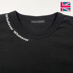 画像をギャラリービューアに読み込む, Whatever, Whenever Alternative Black T-shirt
