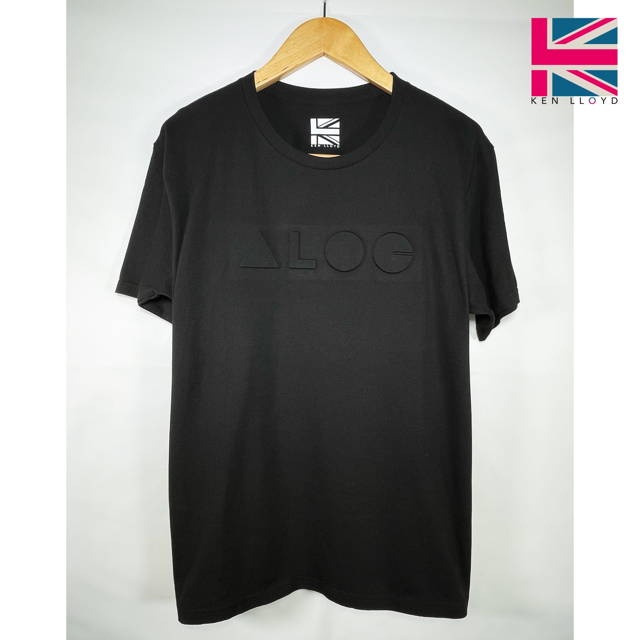Aloe Emboss Black T-shirt